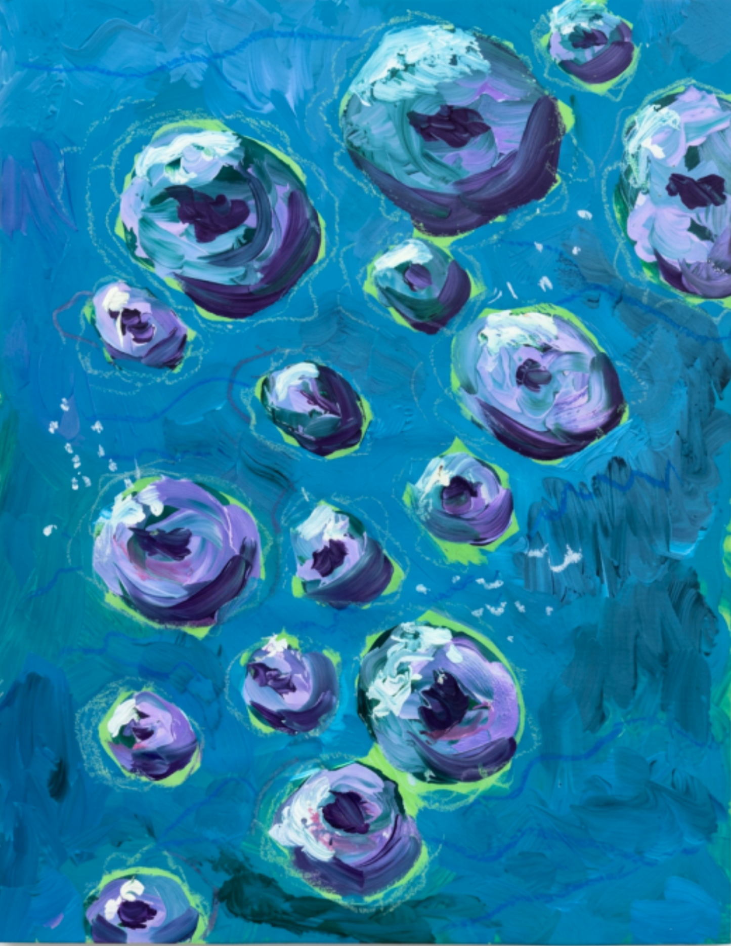 Flower on Water Print