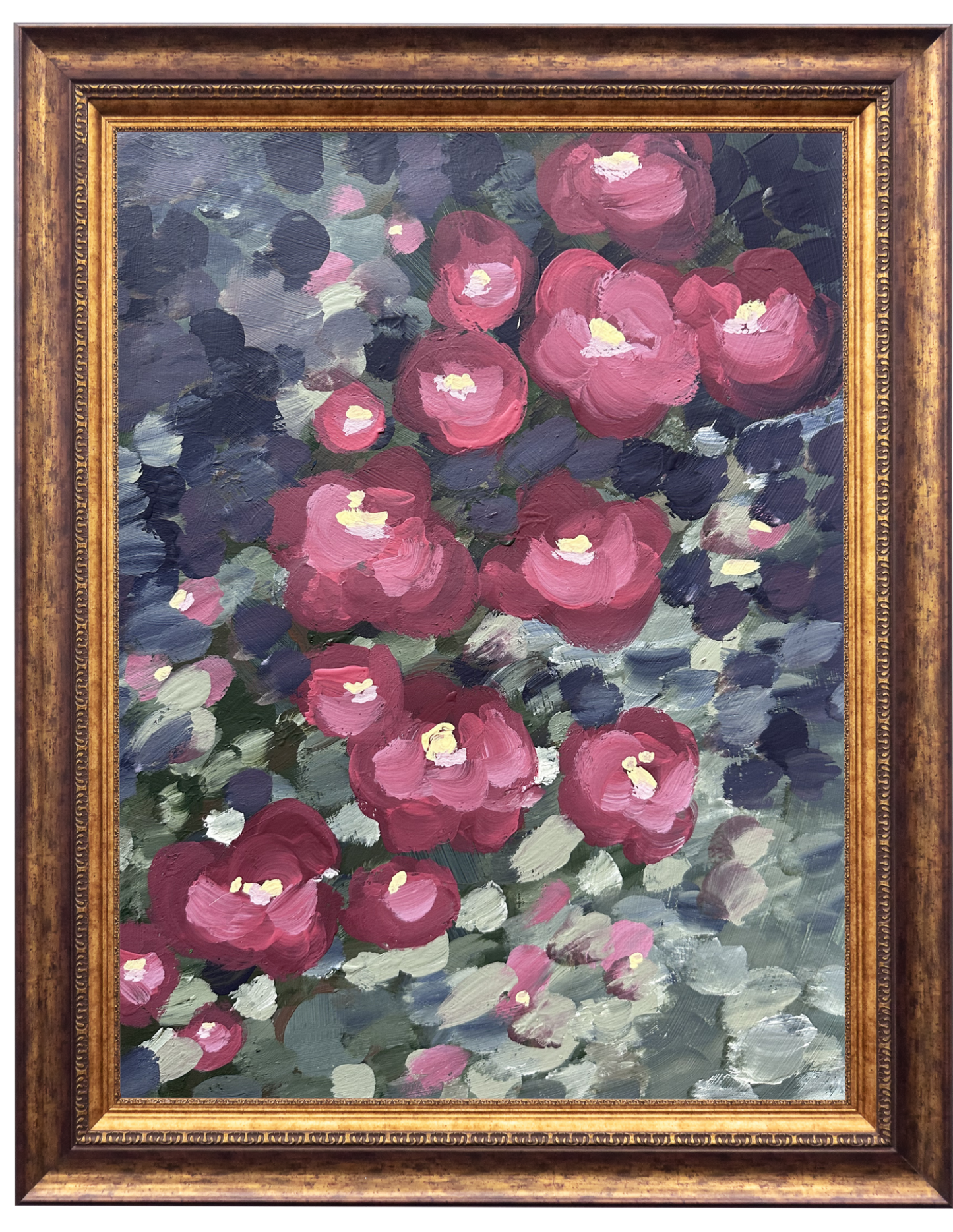 Burgundy Blooms Original